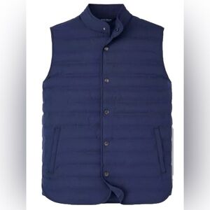 Peter Millar Quilted Navy Puffer Vest Regent M